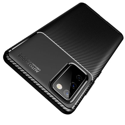 Case for Samsung Galaxy S20 FE 2022 G781 / S20 FE 5G G781 / S20 FE G780, Techsuit, CarbonFiber, Black