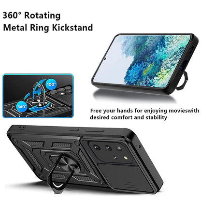 Θήκη για Samsung Galaxy S20+ 5G G986 / S20+ G985, Techsuit, CamShield, Μαύρη