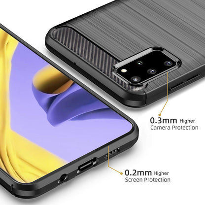 Θήκη για Samsung Galaxy S20+ 5G G986 / S20+ G985, Techsuit, Carbon, Μαύρη