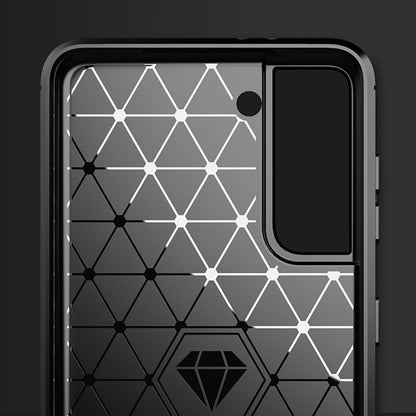 Case for Samsung Galaxy S21 5G G991, Techsuit, Carbon, Black