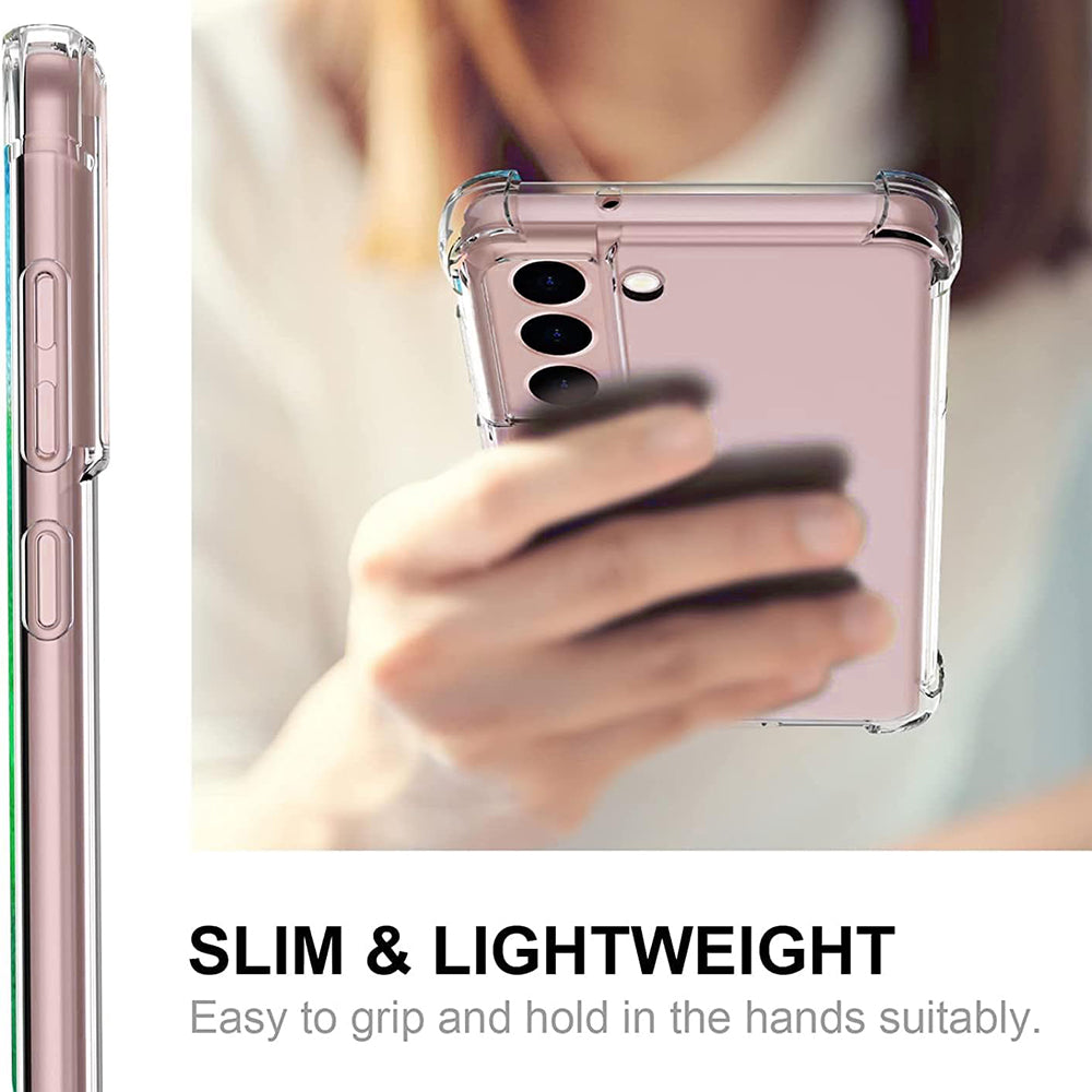 Θήκη για Samsung Galaxy S21 5G G991, Techsuit, Ανθεκτική σε Κρούσεις Διαφανής, Διάφανη