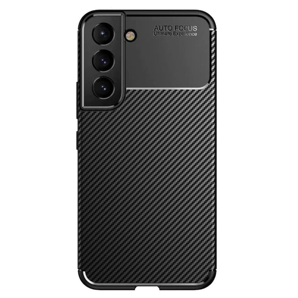 Case for Samsung Galaxy S21 FE 5G G990, Techsuit, CarbonFiber, Black