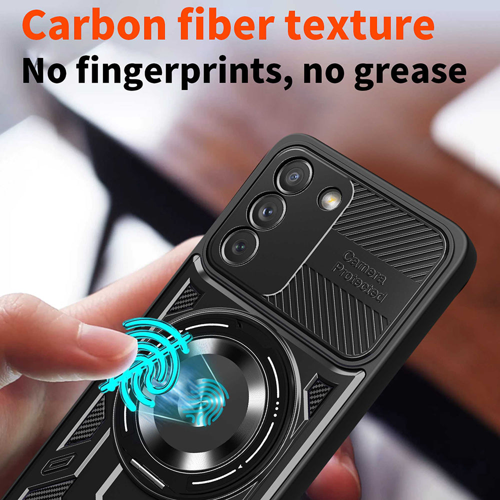 Θήκη για Samsung Galaxy S21 FE 5G G990, Techsuit, RuggedCam, Μωβ