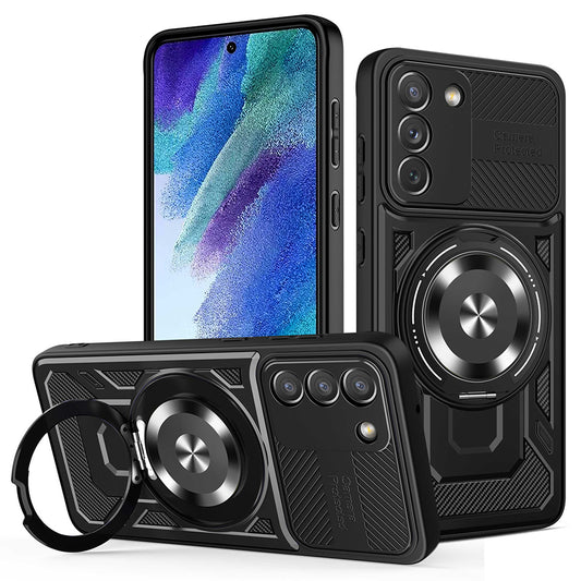 Θήκη για Samsung Galaxy S21 FE 5G G990, Techsuit, RuggedCam, Μαύρο