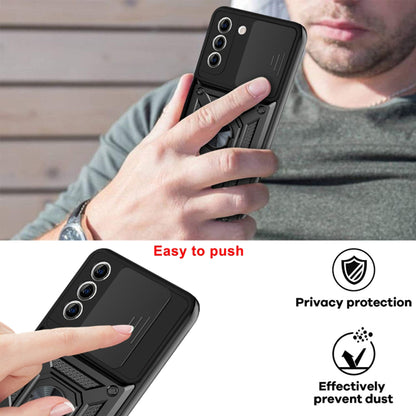Case for Samsung Galaxy S21+ 5G G996, Techsuit, CamShield, Black