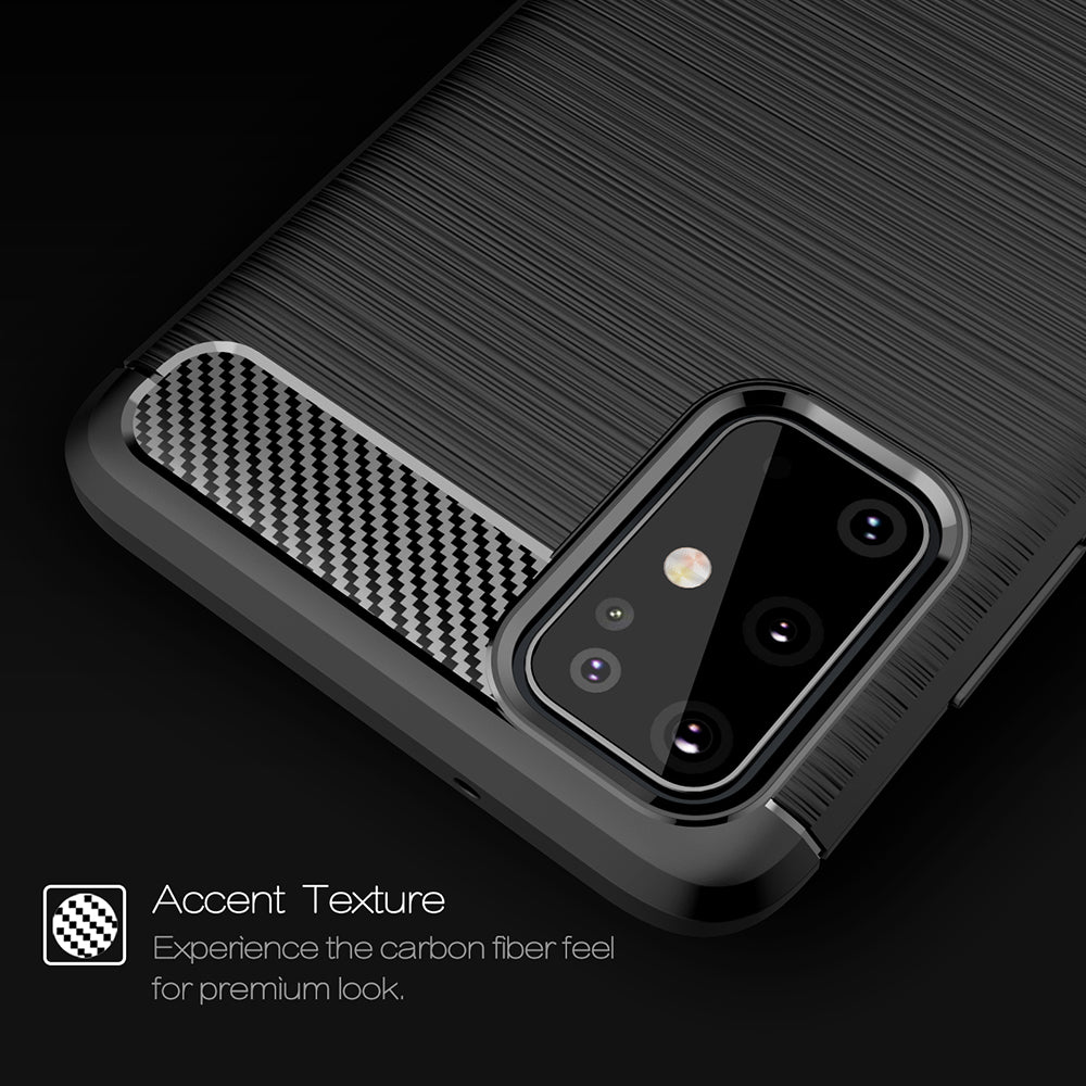 Θήκη για Samsung Galaxy S21 Ultra 5G G998, Techsuit, Carbon, Μαύρη