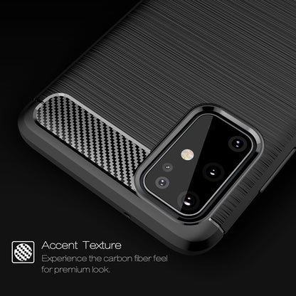 Θήκη για Samsung Galaxy S21 Ultra 5G G998, Techsuit, Carbon, Μαύρη