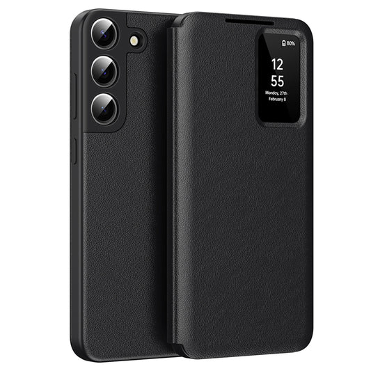 Θήκη για Samsung Galaxy S22 5G S901, Techsuit, SmartView, Μαύρο