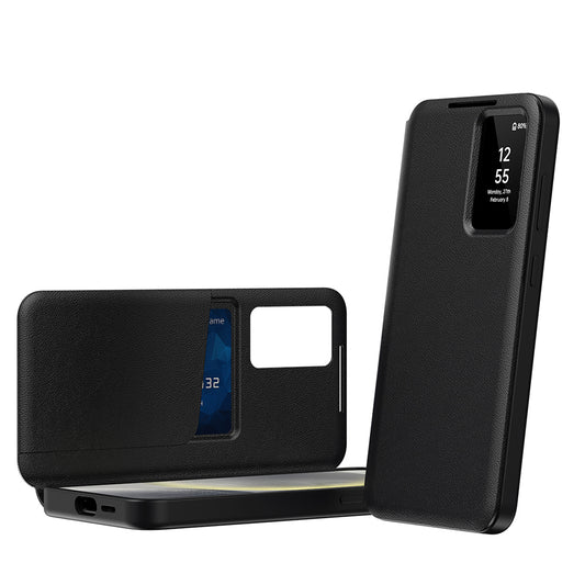Case for Samsung Galaxy S22 5G S901, Techsuit, SmartView, Black