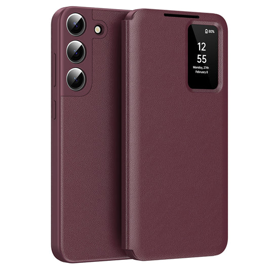 Θήκη για Samsung Galaxy S22+ 5G S906, Techsuit, SmartView, Κόκκινο