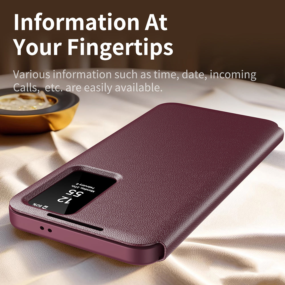 Case for Samsung Galaxy S22+ 5G S906, Techsuit, SmartView, Red
