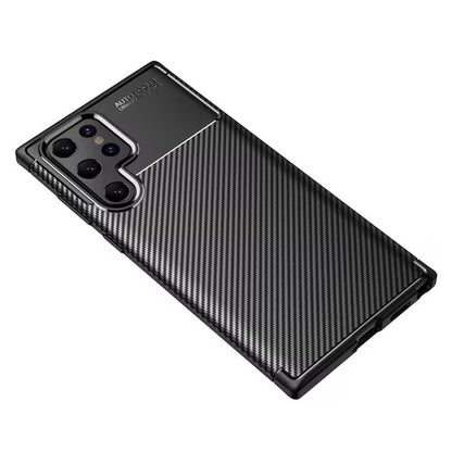 Θήκη για Samsung Galaxy S22 Ultra 5G S908, Techsuit, CarbonFiber, Μαύρη