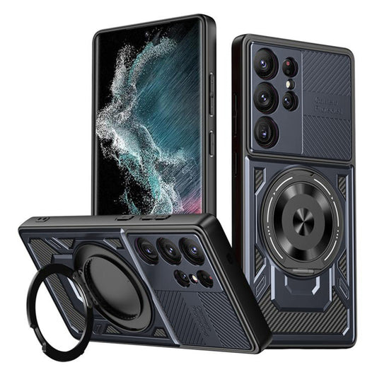 Θήκη για Samsung Galaxy S22 Ultra 5G S908, Techsuit, RuggedCam, Μπλε
