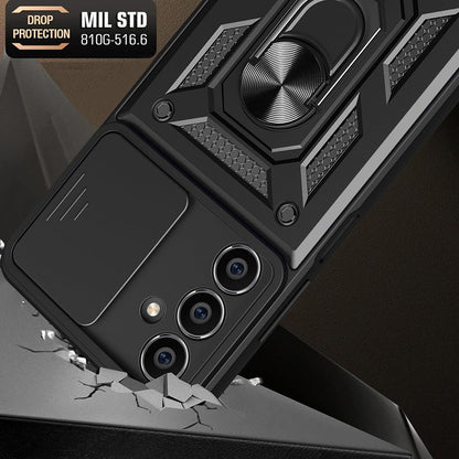 Θήκη για Samsung Galaxy S23 FE S711, Techsuit, CamShield, Μαύρο