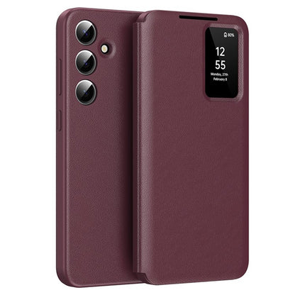 Θήκη για Samsung Galaxy S23 FE S711, Techsuit, SmartView, Κόκκινο