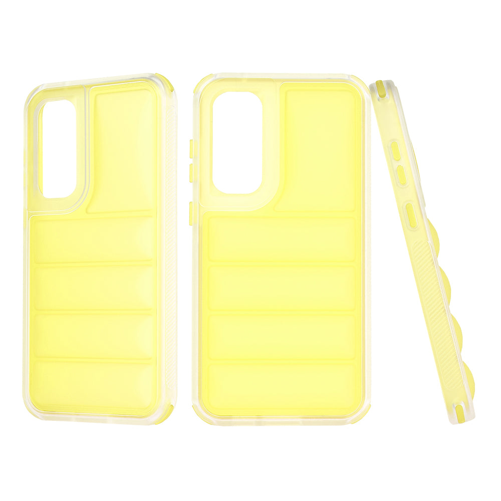 Θήκη για Samsung Galaxy S23 FE S711, Techsuit, Wave Shield, Κίτρινη
