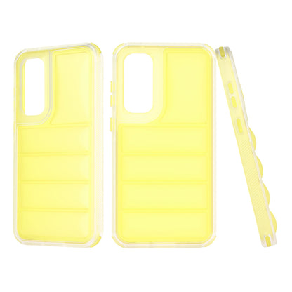 Θήκη για Samsung Galaxy S23 FE S711, Techsuit, Wave Shield, Κίτρινη