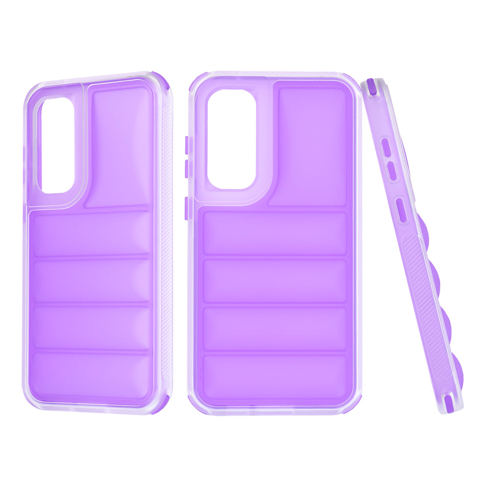 Θήκη για Samsung Galaxy S23 FE S711, Techsuit, Wave Shield, Μωβ