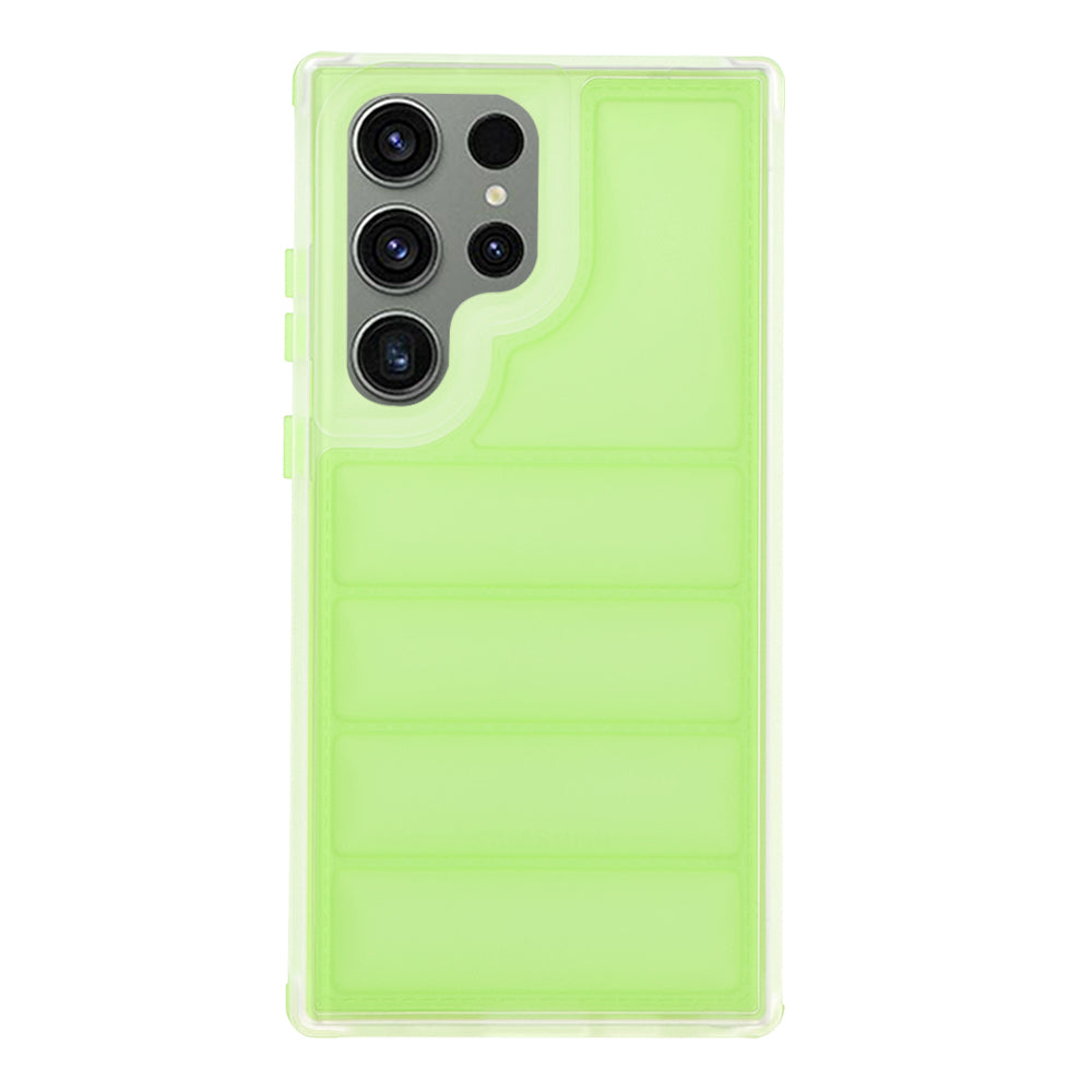 Case for Samsung Galaxy S23 FE S711, Techsuit, Wave Shield, Green
