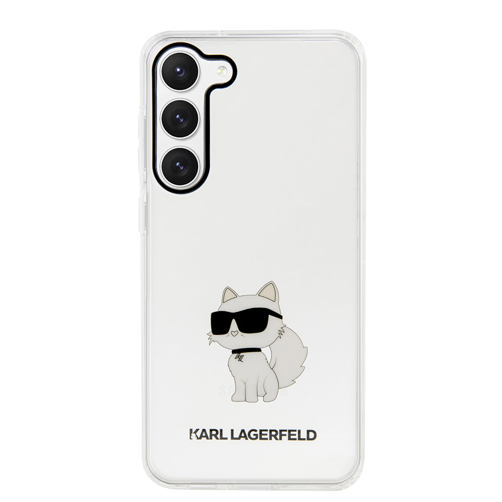 Θήκη για Samsung Galaxy S23+ S916, Karl Lagerfeld, Ikonik Choupette, Διάφανη