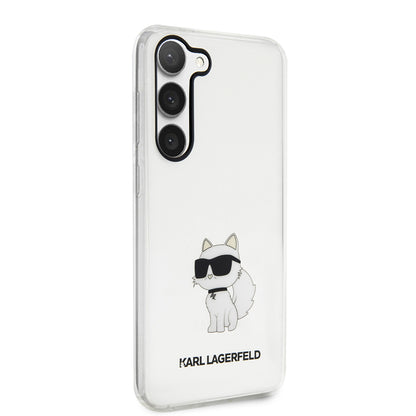 Θήκη για Samsung Galaxy S23+ S916, Karl Lagerfeld, Ikonik Choupette, Διάφανη