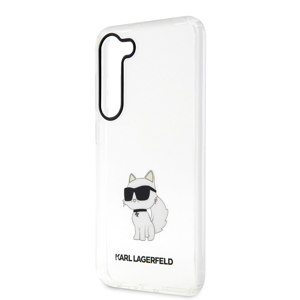 Θήκη για Samsung Galaxy S23+ S916, Karl Lagerfeld, Ikonik Choupette, Διάφανη