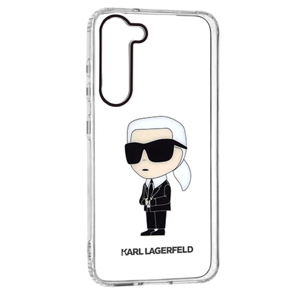 Θήκη για Samsung Galaxy S23+ S916, Karl Lagerfeld, Ikonik Karl, Διάφανη