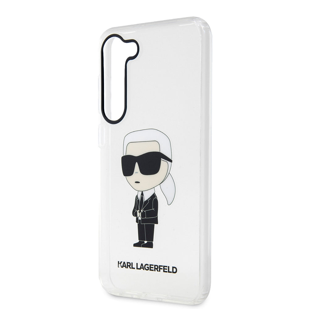 Θήκη για Samsung Galaxy S23+ S916, Karl Lagerfeld, Ikonik Karl, Διάφανη