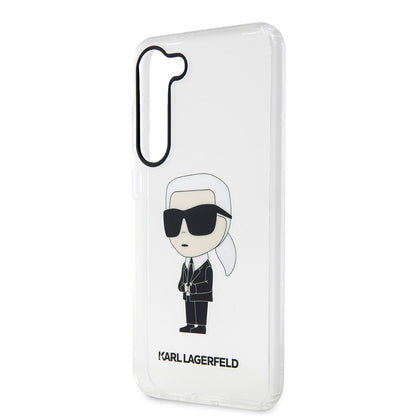 Θήκη για Samsung Galaxy S23+ S916, Karl Lagerfeld, Ikonik Karl, Διάφανη