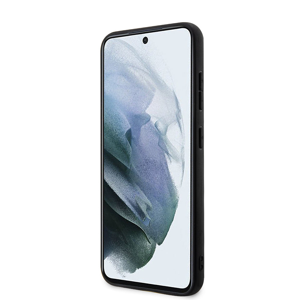 Θήκη για Samsung Galaxy S23+ S916, Karl Lagerfeld, Saffiano Monogram Metal Logo, Μαύρη