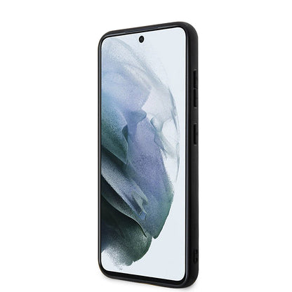 Θήκη για Samsung Galaxy S23+ S916, Karl Lagerfeld, Saffiano Monogram Metal Logo, Μαύρη