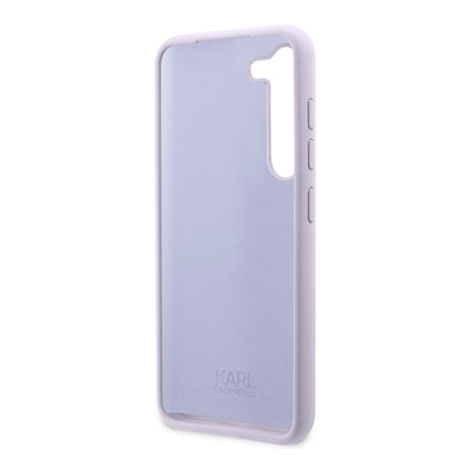 Θήκη για Samsung Galaxy S23+ S916, Karl Lagerfeld, Silicone Ikonik Karl, Μοβ