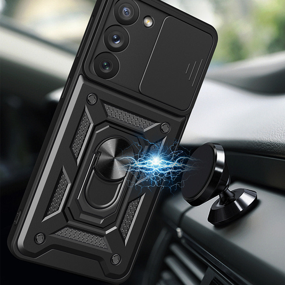 Θήκη για Samsung Galaxy S23+ S916, Techsuit, CamShield, Μαύρο