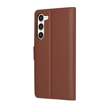 Θήκη για Samsung Galaxy S23+ S916, Techsuit, Δερμάτινο Φύλλο, Καφέ