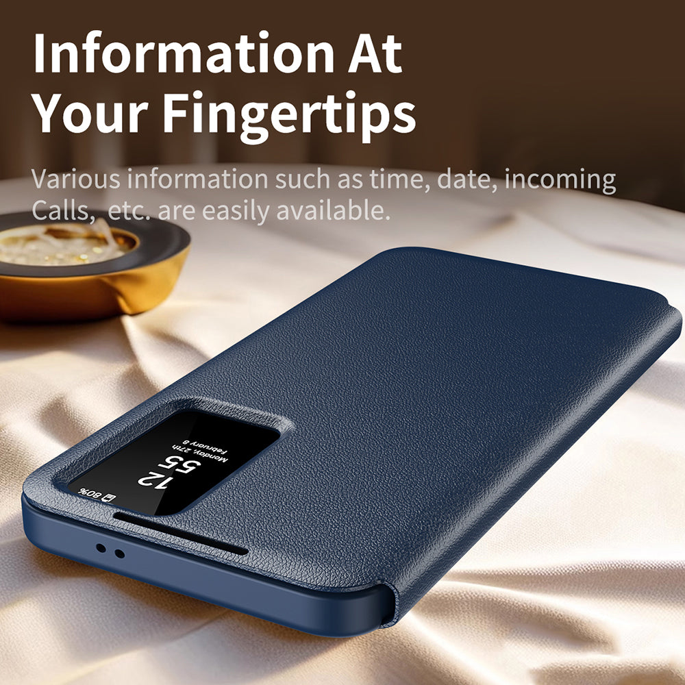 Case for Samsung Galaxy S23+ S916, Techsuit, SmartView, Blue