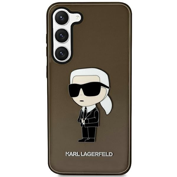 Θήκη για Samsung Galaxy S23 S911, Karl Lagerfeld, Ikonik Karl, Μαύρη