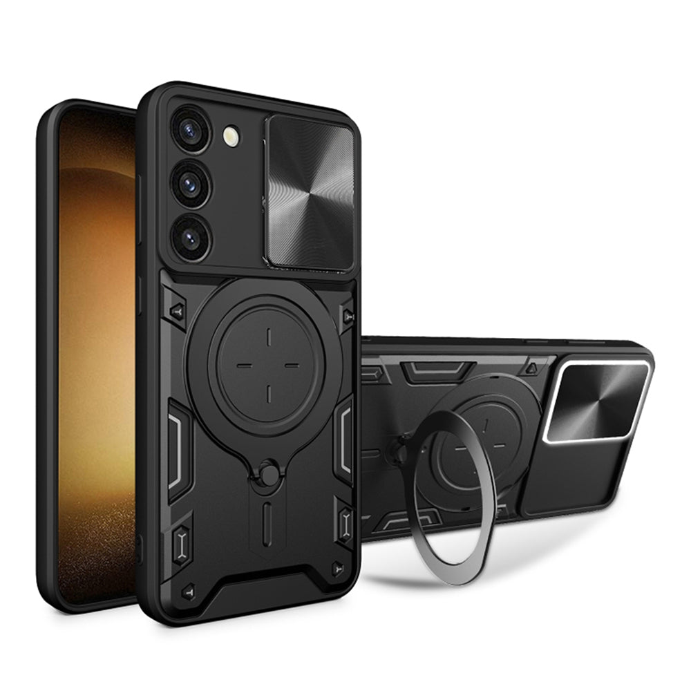 Case for Samsung Galaxy S23 S911, Techsuit, CamGuard Pro, Black