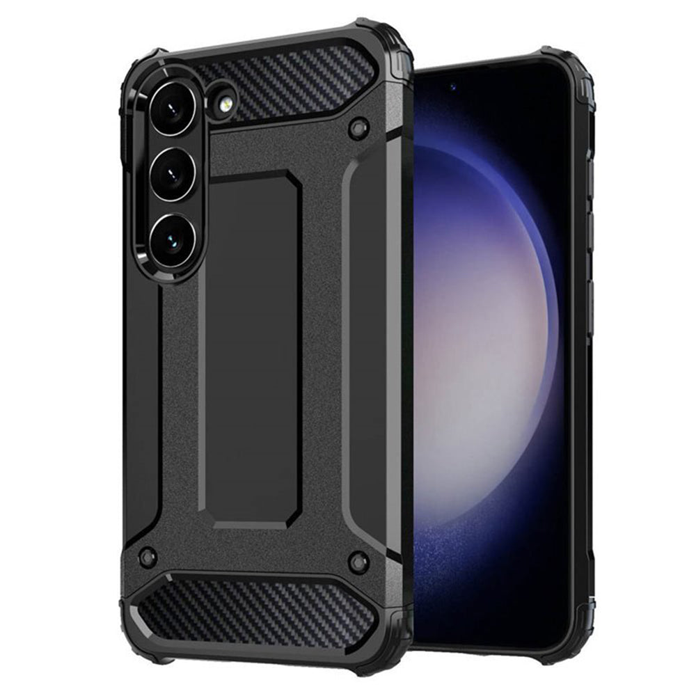Θήκη για Samsung Galaxy S23 S911, Techsuit, Hybrid Armor, Μαύρη