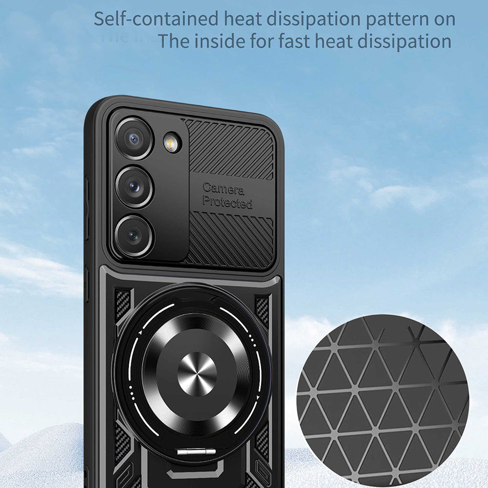 Θήκη για Samsung Galaxy S23 S911, Techsuit, RuggedCam, Μπλε