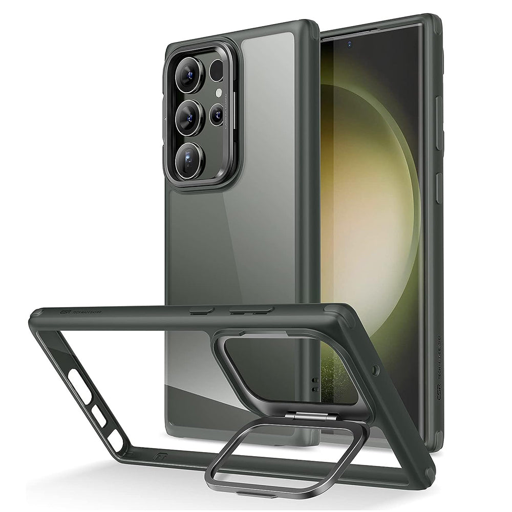 Θήκη για Samsung Galaxy S23 Ultra S918, ESR, Classic Kickstand, Διάφανο Πράσινο
