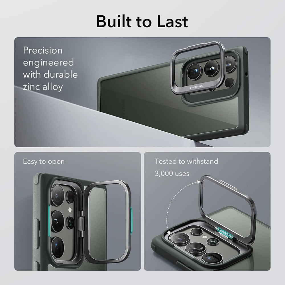 Θήκη για Samsung Galaxy S23 Ultra S918, ESR, Classic Kickstand, Διάφανο Πράσινο