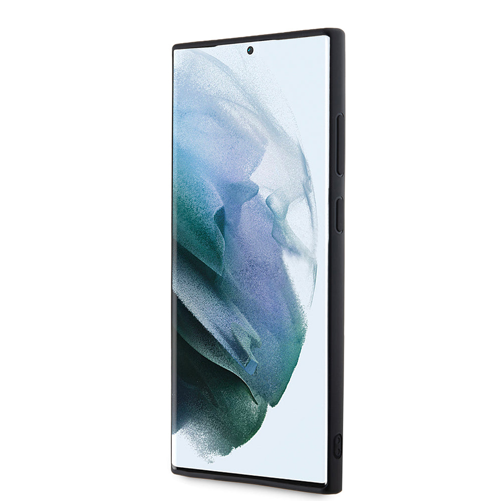 Θήκη για Samsung Galaxy S23 Ultra S918, Karl Lagerfeld, 3D Rubber Glitter Logo, Μαύρη