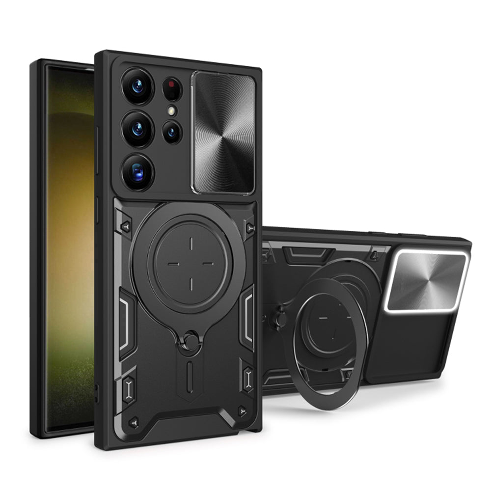 Θήκη για Samsung Galaxy S23 Ultra S918, Techsuit, CamGuard Pro, Μαύρο