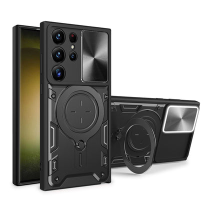 Θήκη για Samsung Galaxy S23 Ultra S918, Techsuit, CamGuard Pro, Μαύρο