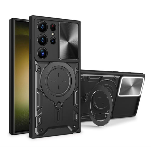 Θήκη για Samsung Galaxy S23 Ultra S918, Techsuit, CamGuard Pro, Μαύρο