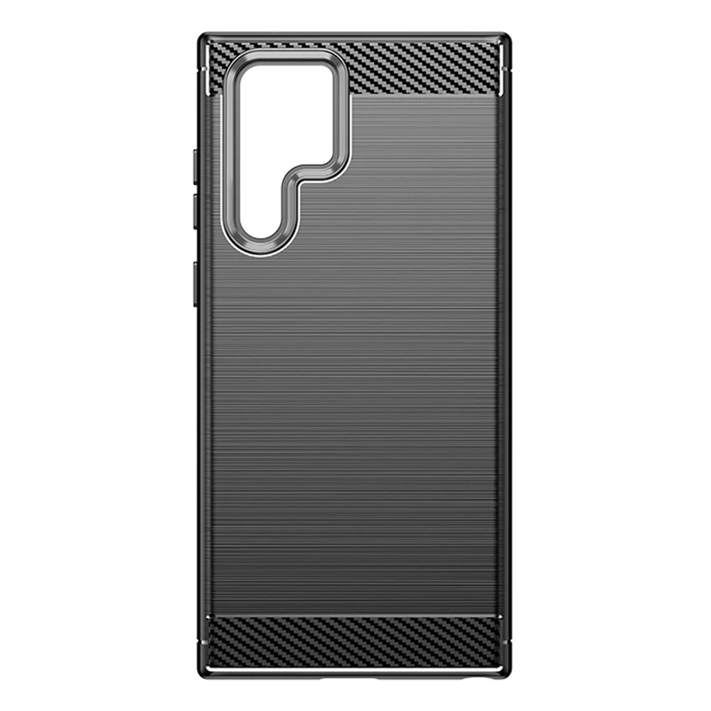 Case for Samsung Galaxy S23 Ultra S918, Techsuit, Carbon, Black
