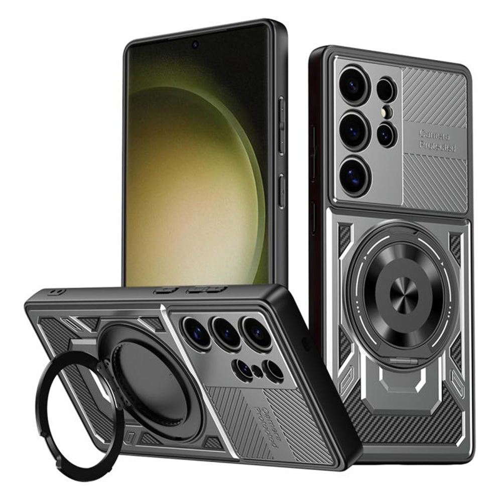 Θήκη για Samsung Galaxy S23 Ultra S918, Techsuit, RuggedCam, Γκρι
