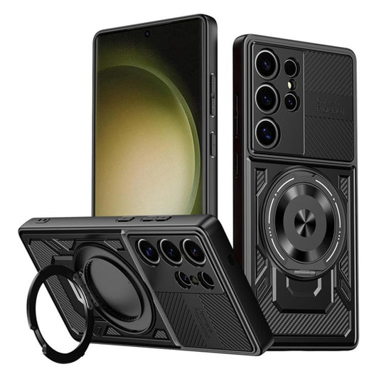 Θήκη για Samsung Galaxy S23 Ultra S918, Techsuit, RuggedCam, Μαύρη