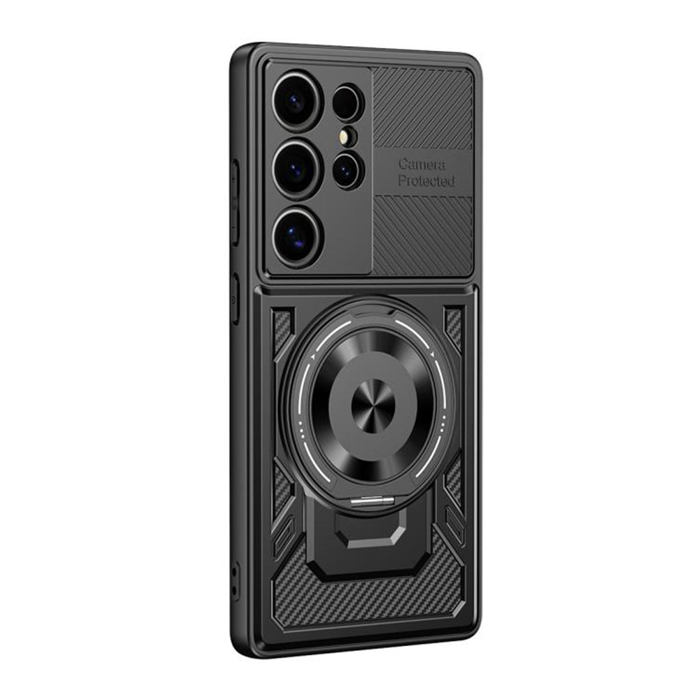 Θήκη για Samsung Galaxy S23 Ultra S918, Techsuit, RuggedCam, Μαύρη