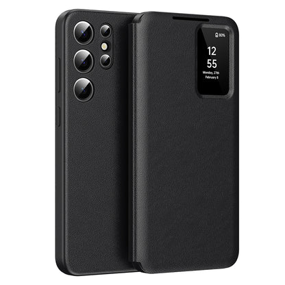 Θήκη για Samsung Galaxy S23 Ultra S918, Techsuit, SmartView, Μαύρο